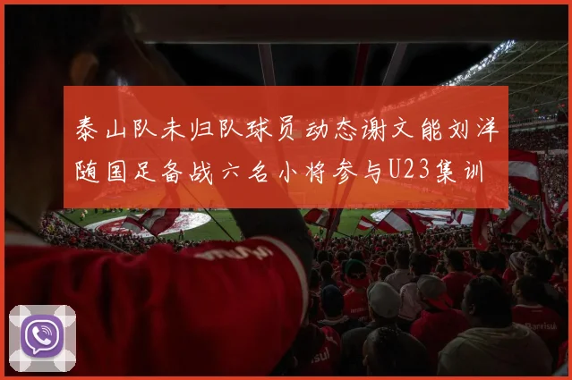 泰山队未归队球员动态谢文能刘洋随国足备战六名小将参与U23集训